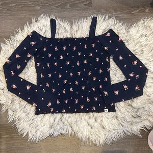 Abercrombie Kids Girl’s Long Sleeve Floral Top